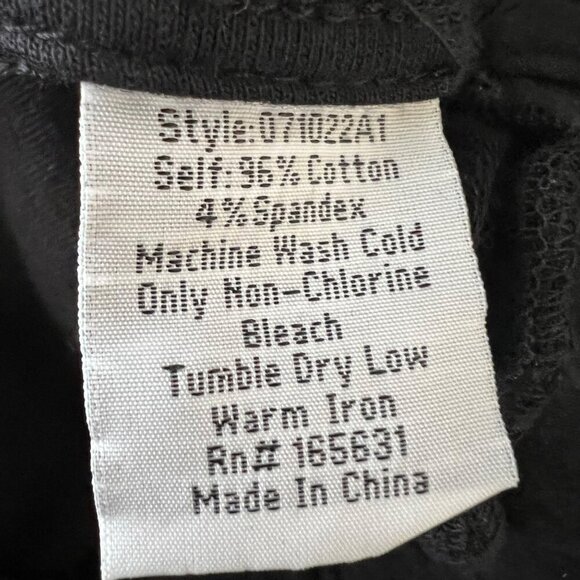 NWT Calme by Johnny Was Terry Commuter Short Skirt Athletic Black Pockets XS - Picture 6 of 8